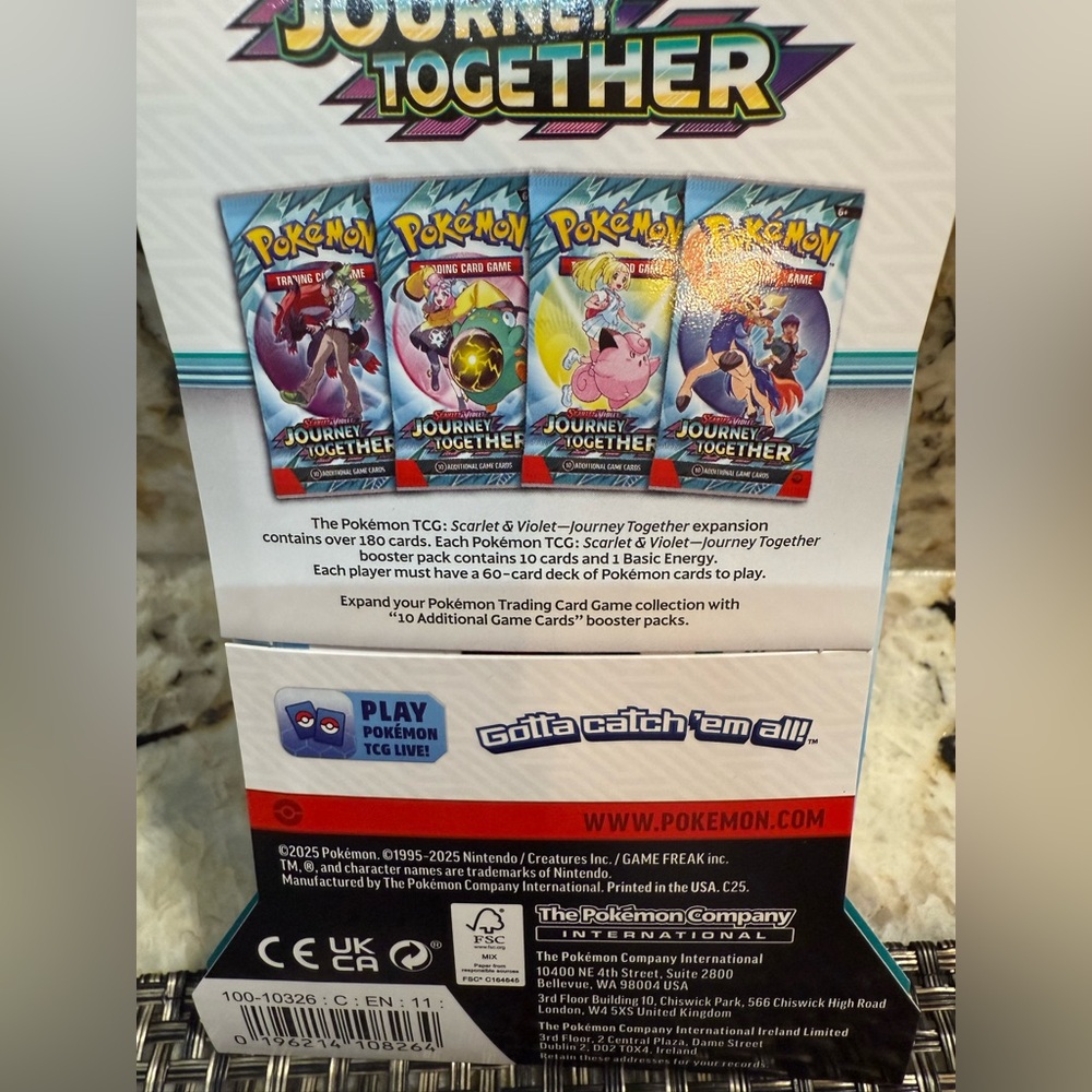 Unopened Pokémon Scarlet & Violet Journey Together Booster Pack - Picture 4 of 6